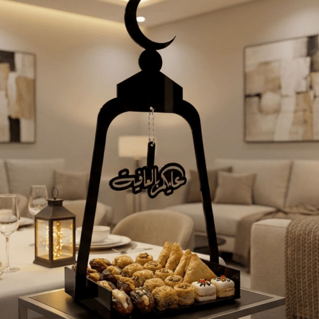 صواني رمضان الفاخرة من الأكريليك ✨